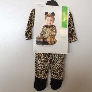 Halloween Leopard Uni-Sex Infant costume NEW Size 6-12 Months 2-piece Adorable